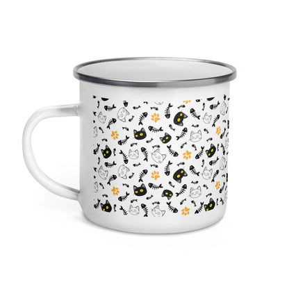 Ikaru Cat (Enamel Mug)