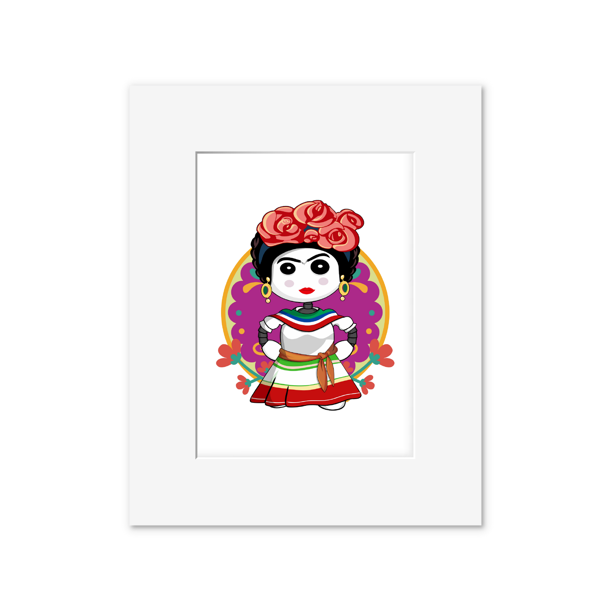Ikaru Frida art print, original character illustration, 8x10 inches