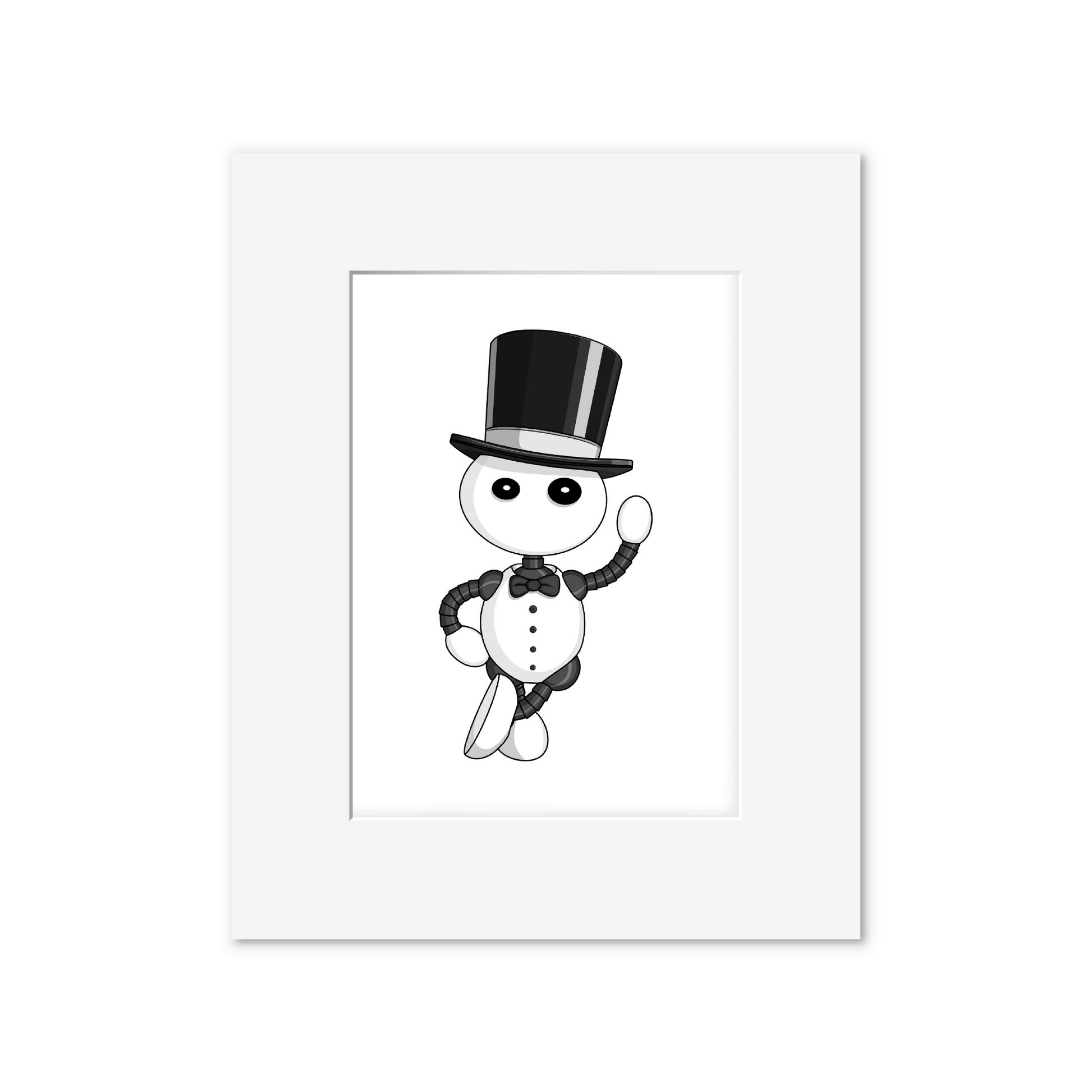 Ikaru GALA art print, original character illustration, 8x10 inches