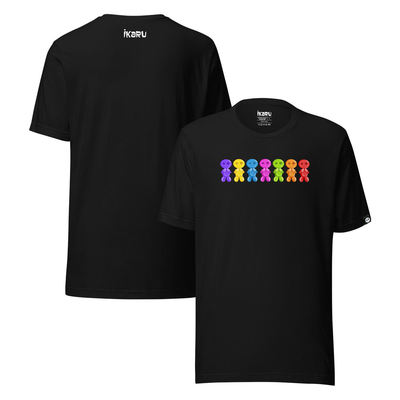 Ikaru Gummies t-shirts collection, original character graphic tees