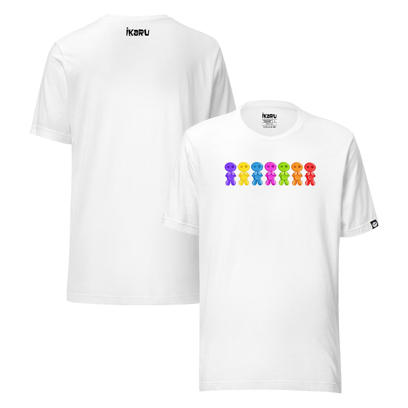 Ikaru Gummies t-shirts collection, original character graphic tees