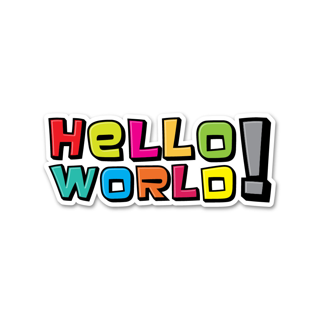 Hello World - Sticker