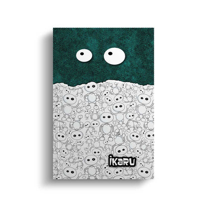 IKARU Undated Planner cover, 93-day daily goal planner with sticker sheet