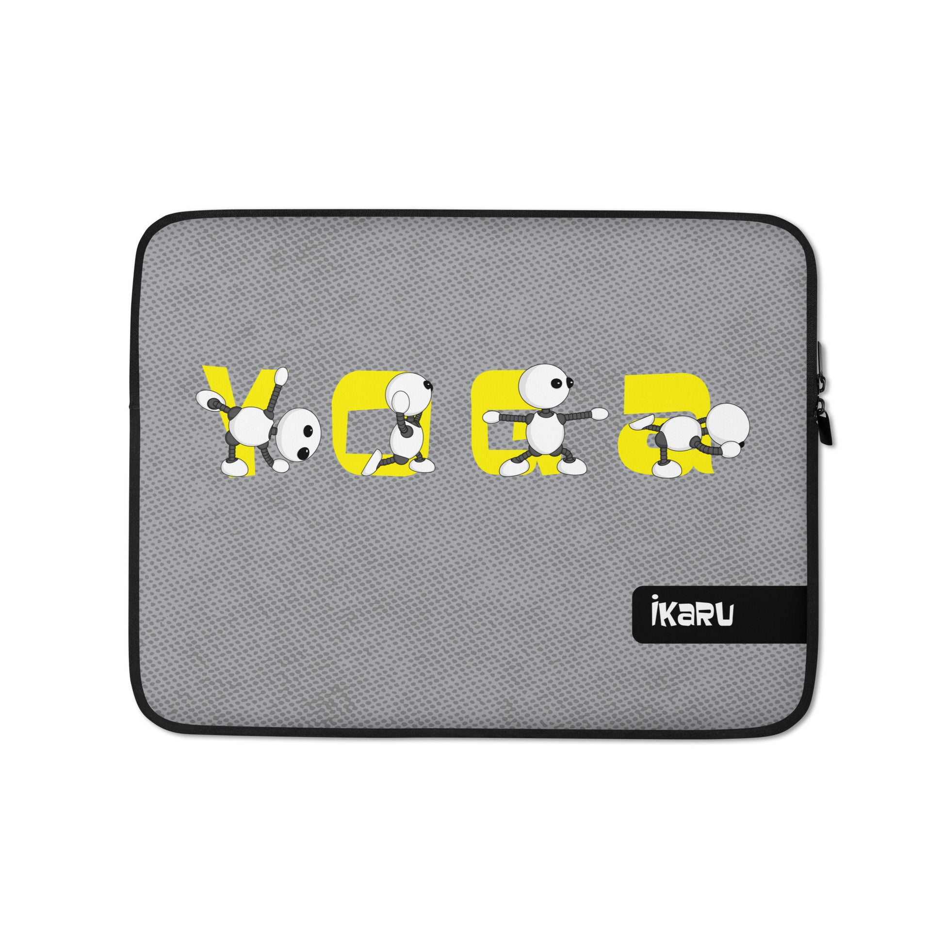 Ikaru Yoga laptop sleeve, original character illustration