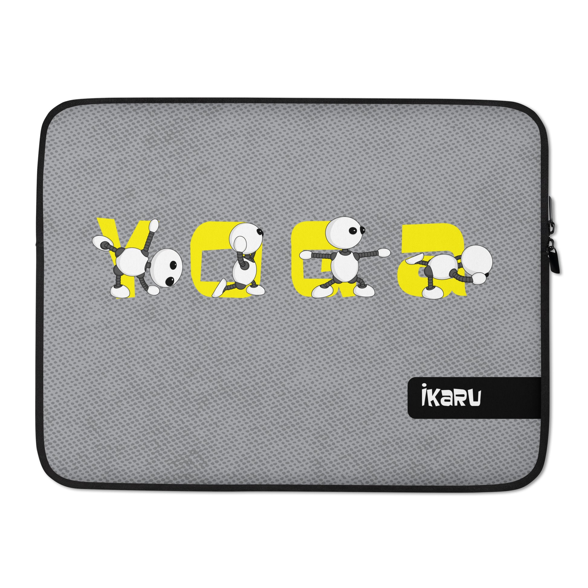 Ikaru Yoga laptop sleeve, original character illustration