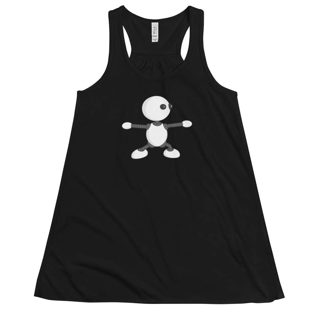 Ikaru Yoga women's racerback tank top, original character design