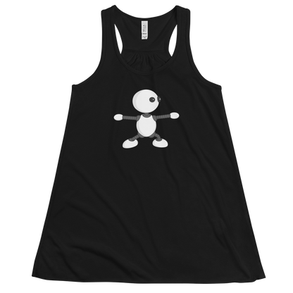 Ikaru Yoga women's racerback tank top, original character design