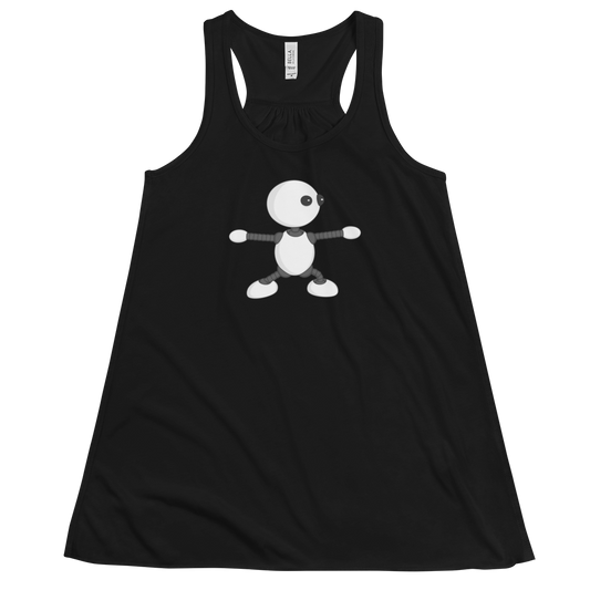 Ikaru Yoga women's racerback tank top, original character design