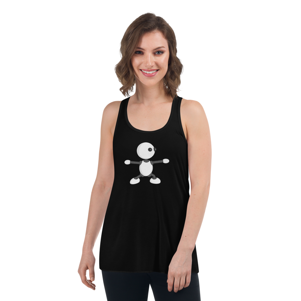 Ikaru Yoga women's racerback tank top, original character design