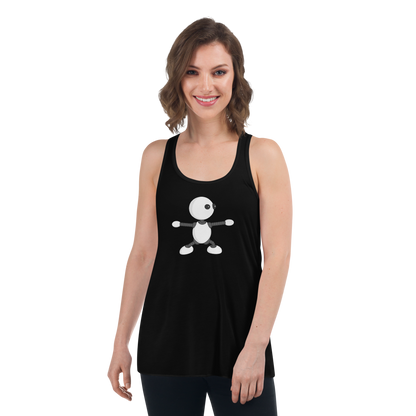 Ikaru Yoga women's racerback tank top, original character design