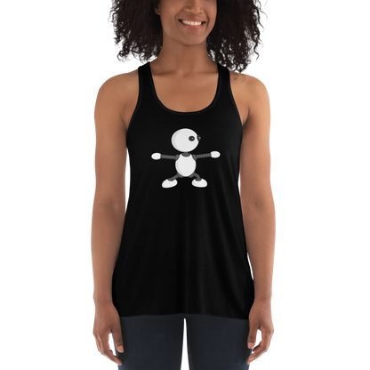 Ikaru Yoga women's racerback tank top, original character design