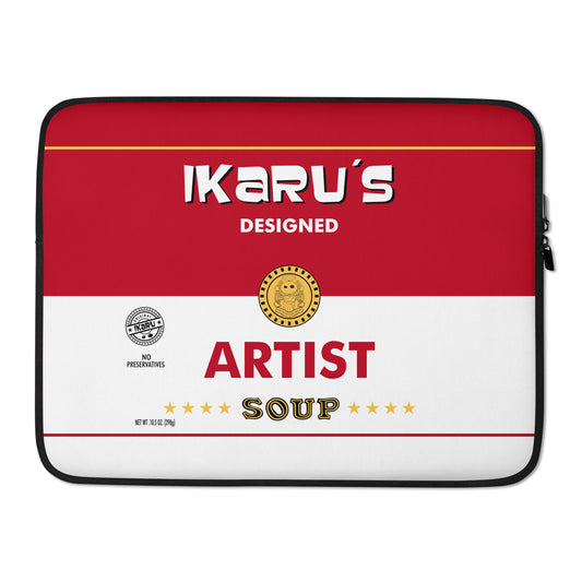 Ikaru Artist Soup Label (Laptop Sleeve)