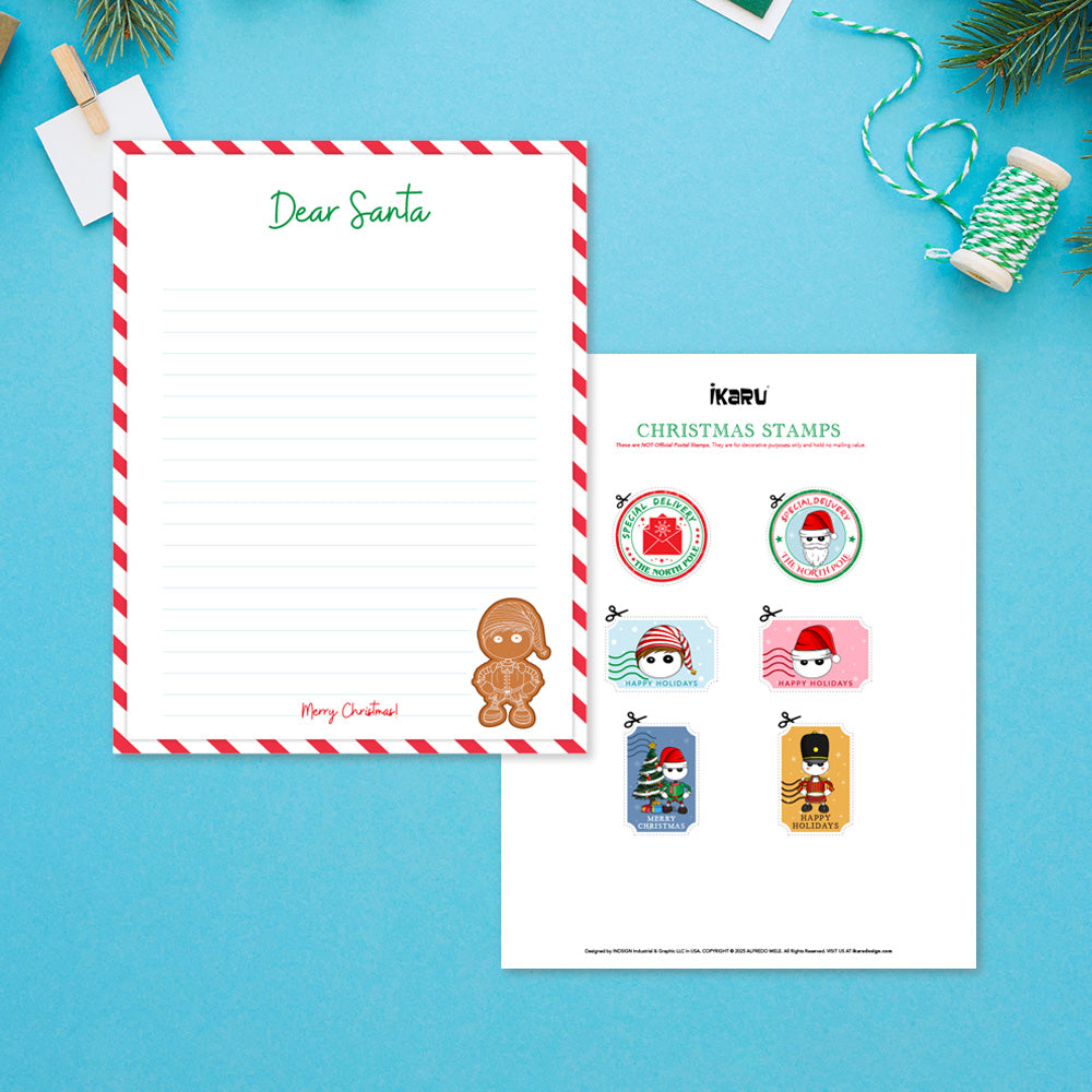 Dear Santa Letter (Digital File)
