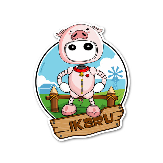 Ikaru Piggy - Sticker