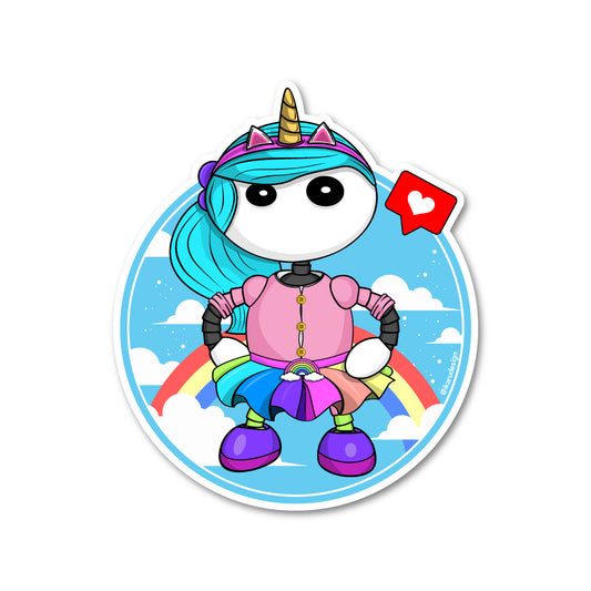 Ikaru Rainbow PJs - Sticker