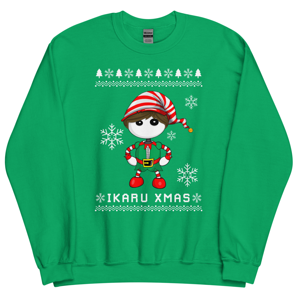 Ikaru Elf Ugly Sweater - Sweatshirt (Adult & Youth)