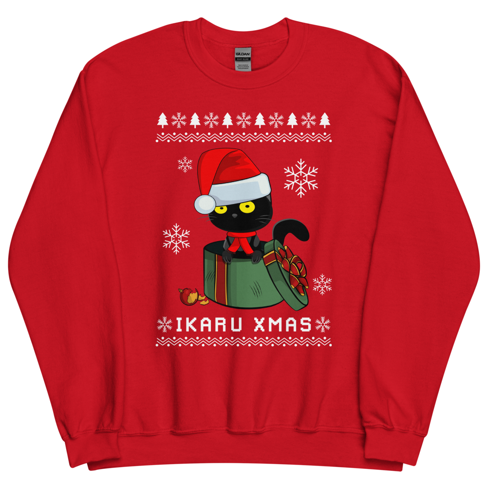 Ikaru Blacky Cat Ugly Sweater - Sweatshirt