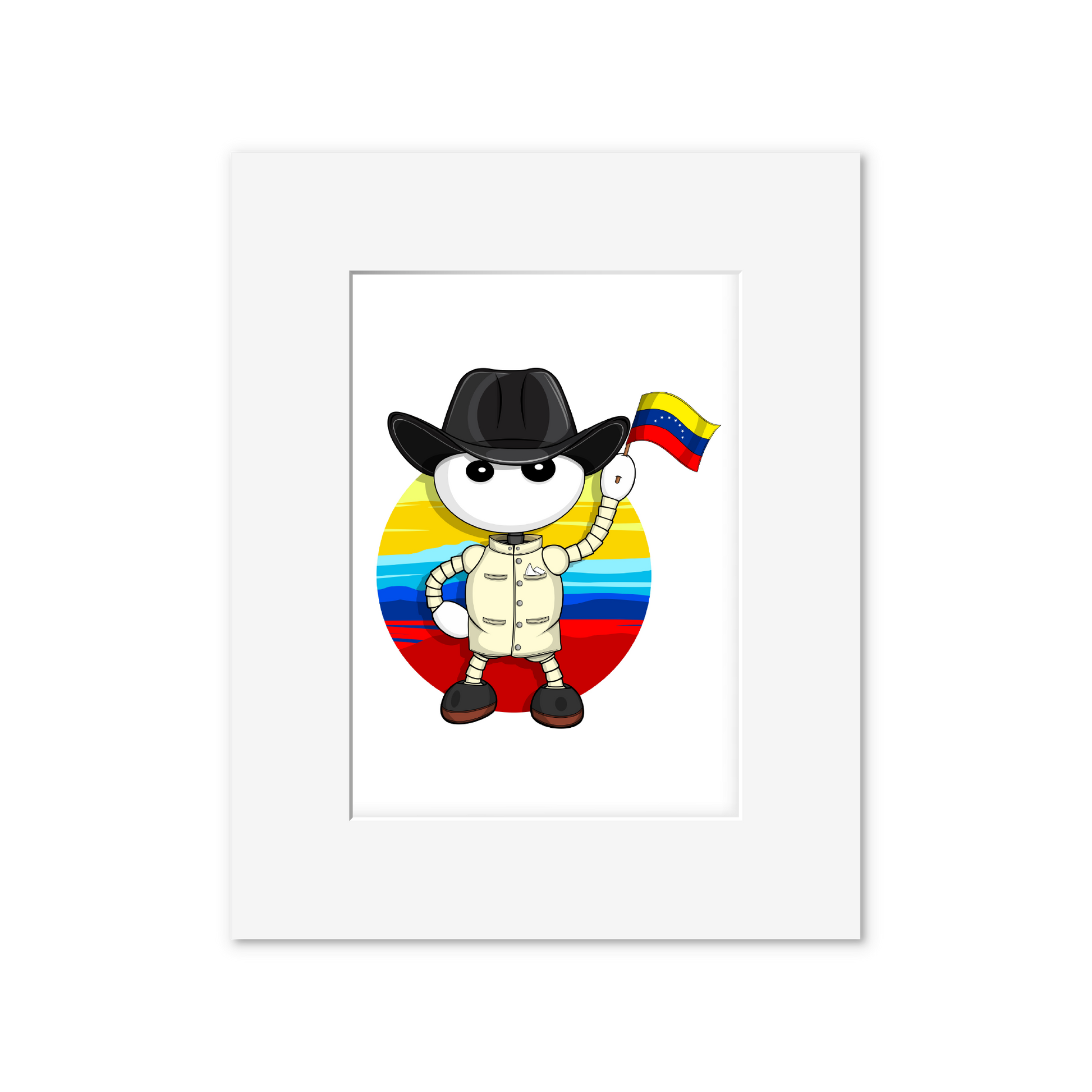 Venezuelan Ikaru Male - Art Print