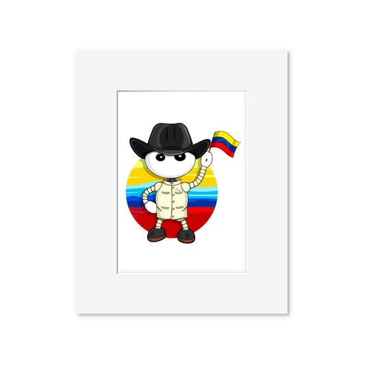 Venezuelan Ikaru Male - Art Print