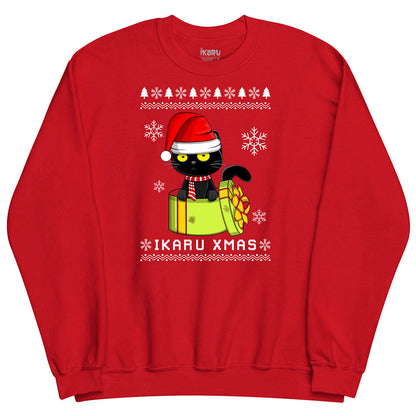 Ikaru Blacky Cat Ugly Sweater - Sweatshirt (Adult & Youth)