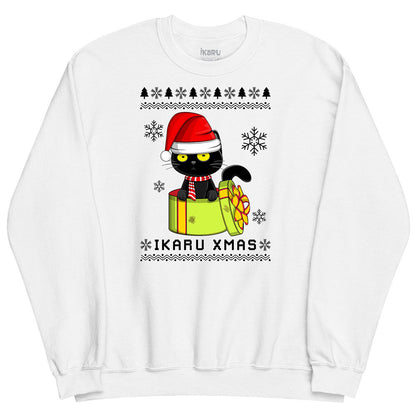 Ikaru Blacky Cat Ugly Sweater - Sweatshirt (Adult & Youth)