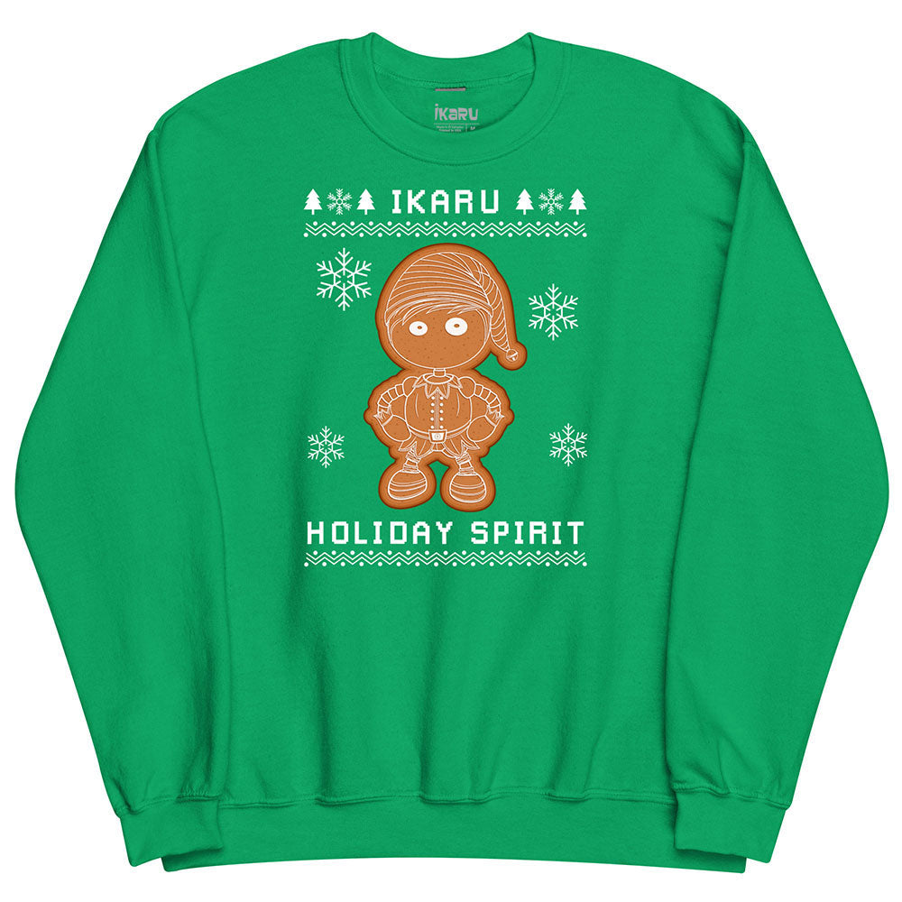 Ikaru Gingerbread Ugly Sweater - Sweatshirt (Adult & Youth)