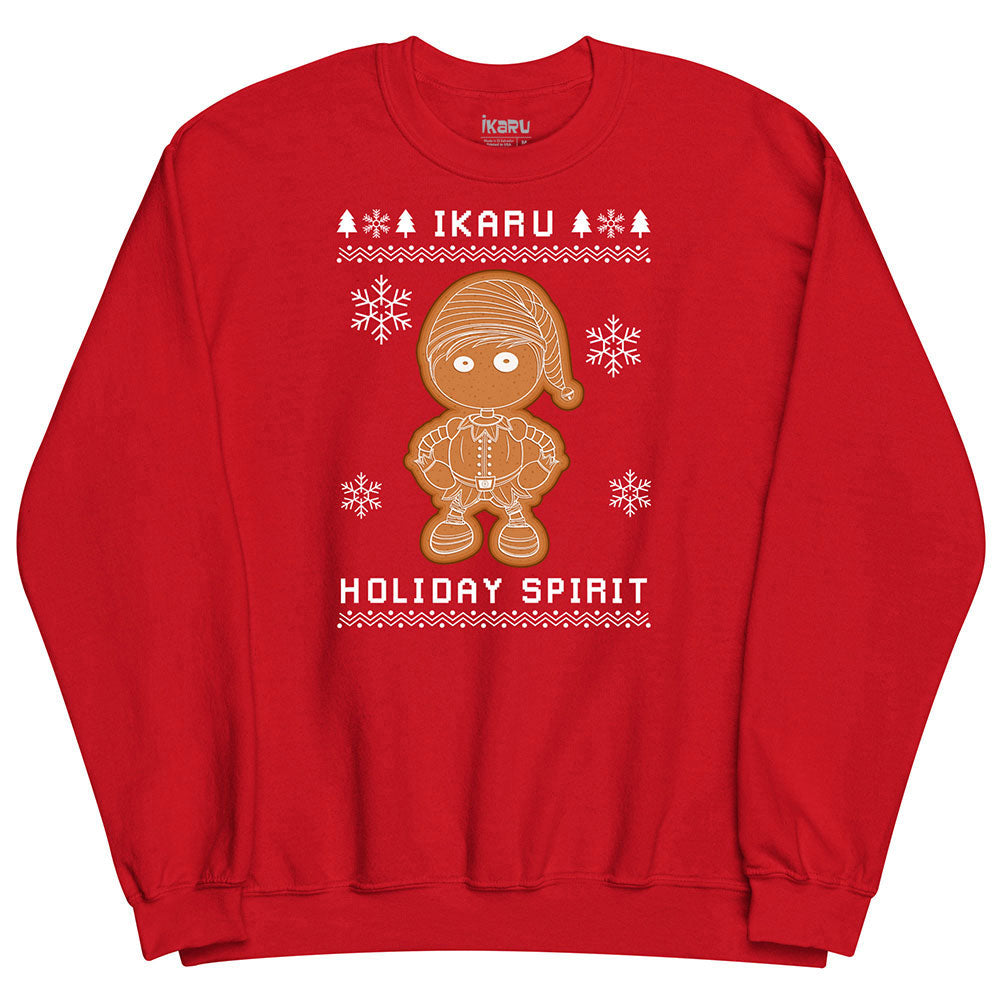 Ikaru Gingerbread Ugly Sweater - Sweatshirt (Adult & Youth)