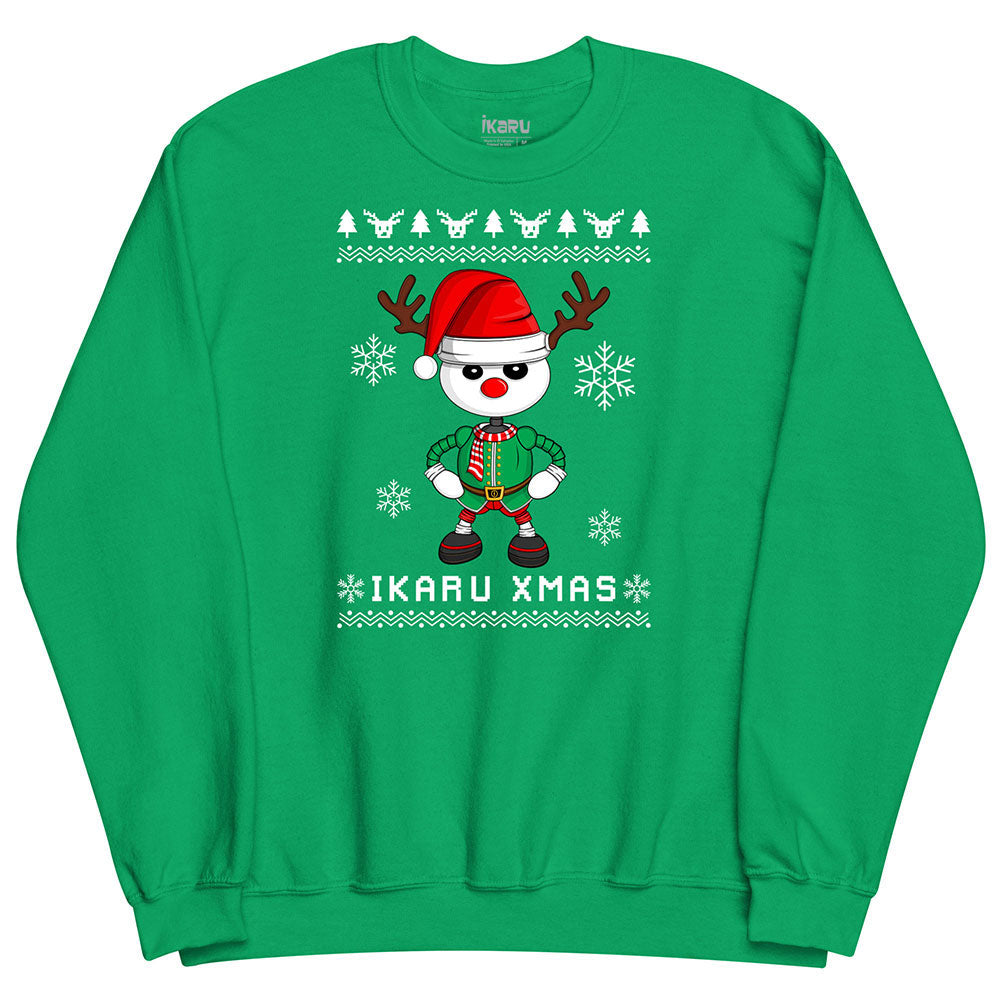Ikaru Reindeer Ugly Sweater - Sweatshirt (Adult & Youth)
