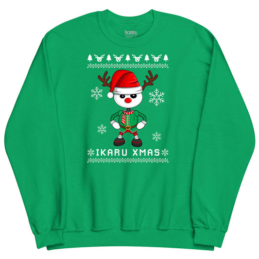 Ikaru Reindeer Ugly Sweater - Sweatshirt (Adult & Youth)
