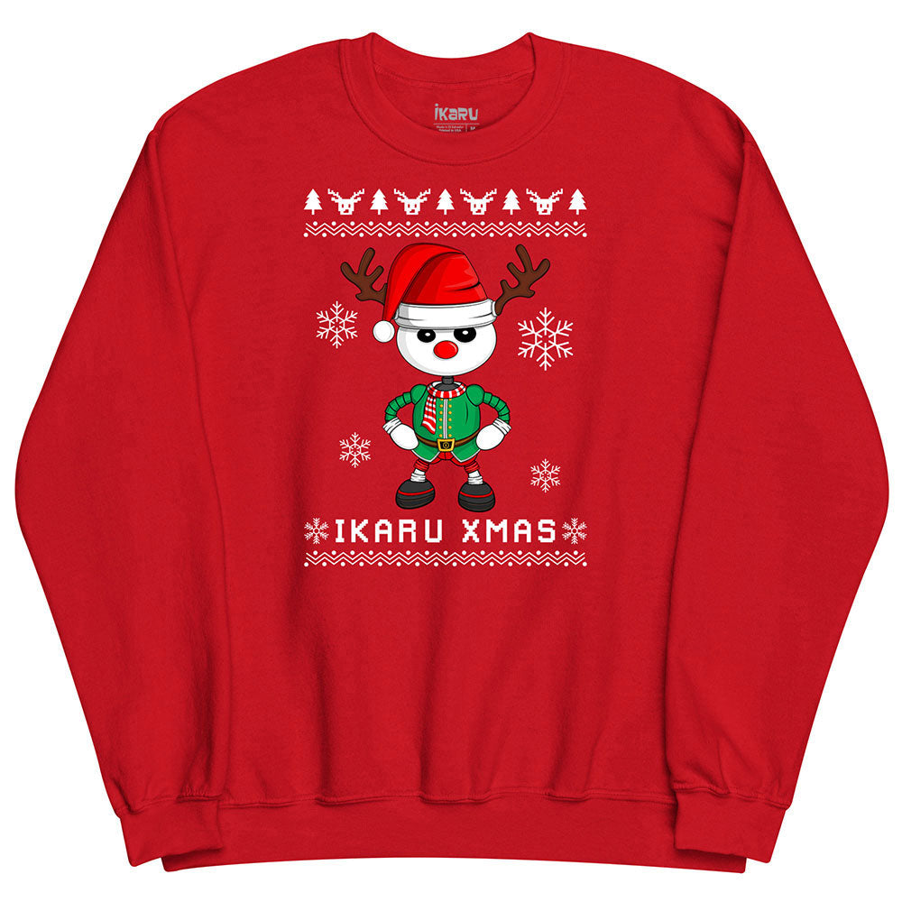 Ikaru Reindeer Ugly Sweater - Sweatshirt (Adult & Youth)