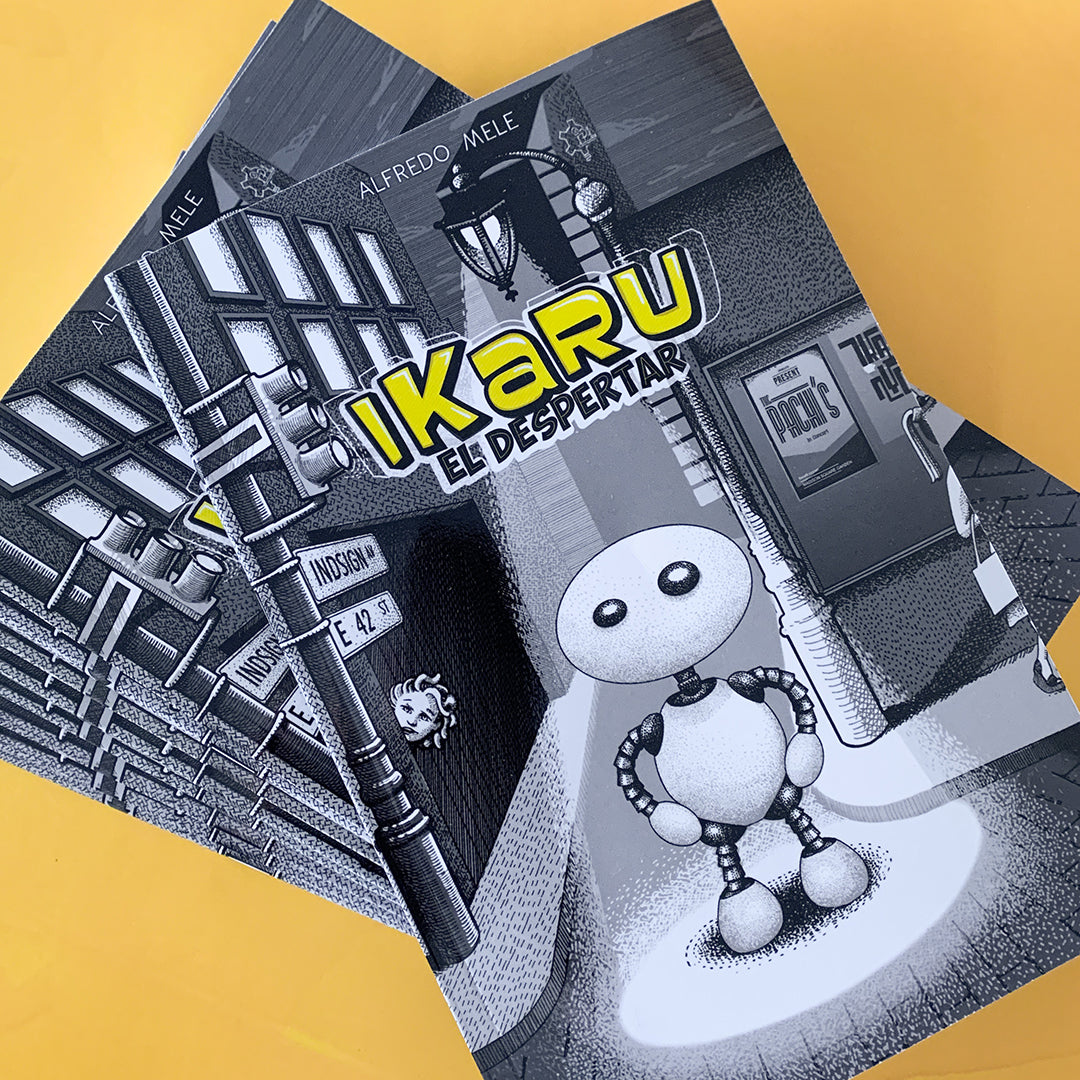 Portada del libro IKARU El Despertar, edición en español de Alfredo Mele